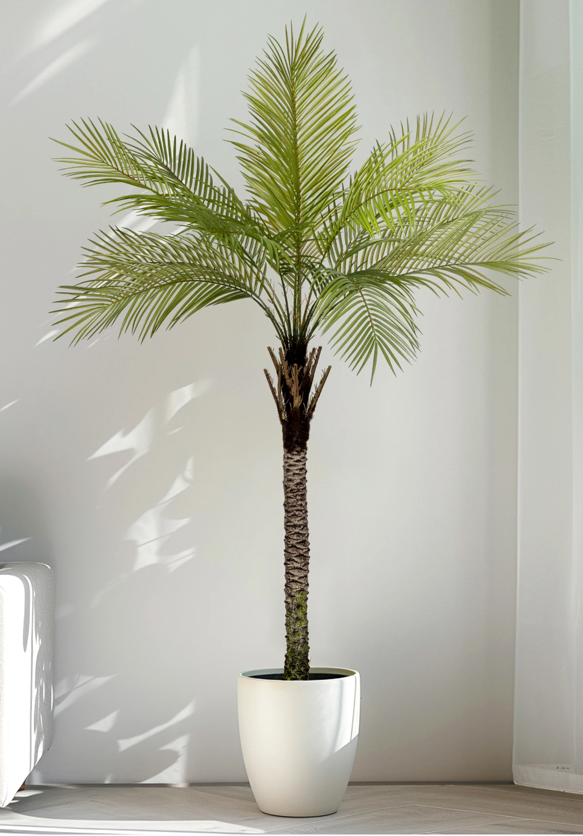 Coconut tree Palm tree 180cm/220cm/250cm/280cm stimulation indoor/outdoor hotel decorative artificial plants supplier