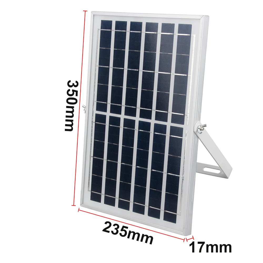 Отображение наружного светодиодного освещения электричества для сада 100 Вт Солнечный прожектор ip67