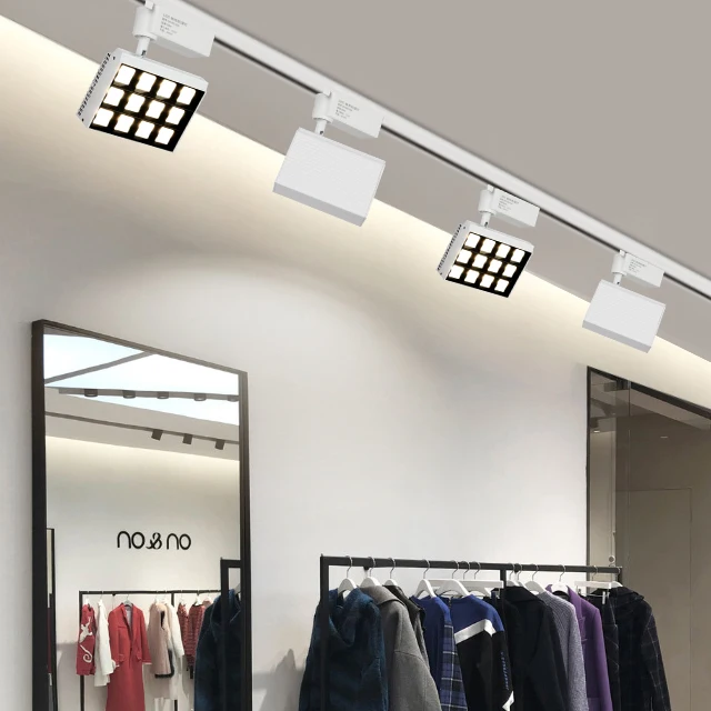 Более дешевый свет для грузовых перевозок, квадратный, 12 Вт, прожектор, алюминиевый светодиодный Трековый светильник для магазина одежды