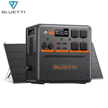 For Bluetti Portable Generator Adjustable 100-240V 50Hz 60Hz Output Voltage Built-In Battery Charger Ac Adapter MPPT Solar Panel