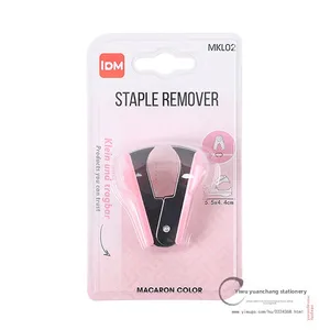 Fully Absorbent Small Portable Macaron Nail Remover Plastic Labor-Saving Student Stationery Office General Use Wholesale