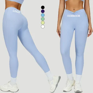 Scrunch Workout Sports Fitness Yoga Pants Twisted Pleat Leggings Women's Sportswear for Woman Gym Women High Quality