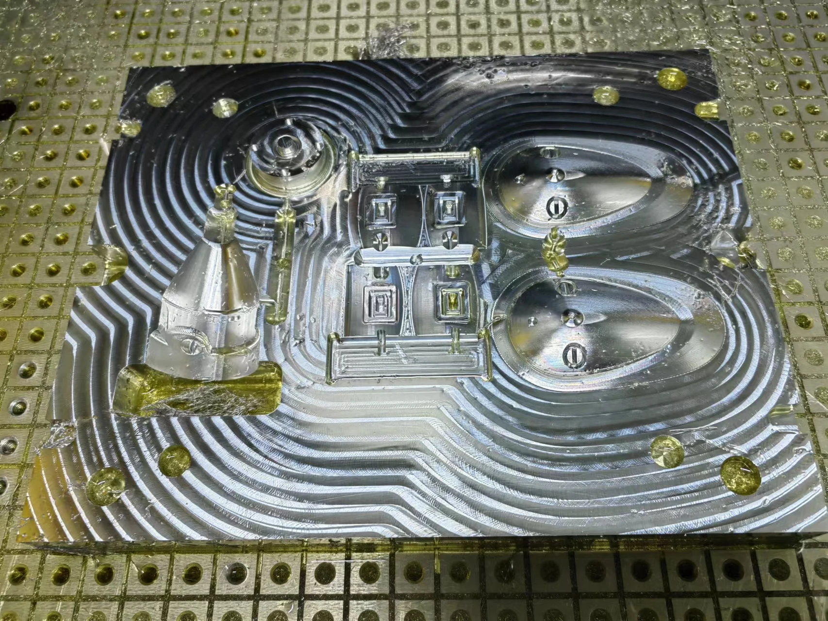 RY-540 металла горячего тиснения фольгой точность гравировальный