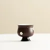 Hand-painted small flowers-small belly cup