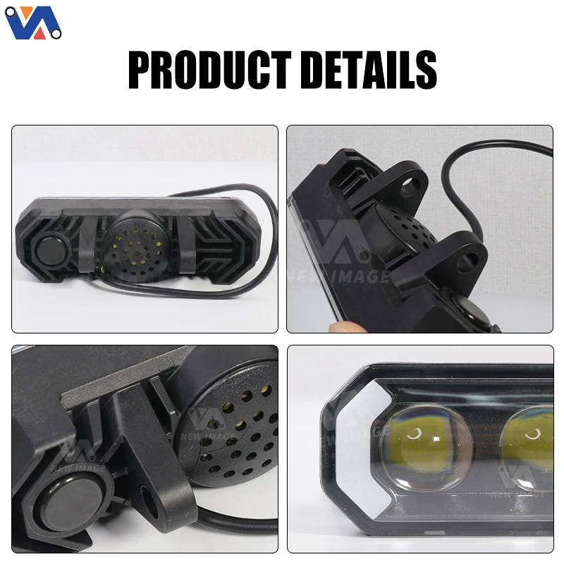 Electric bike front light replacement for QM V20 V20 Pro