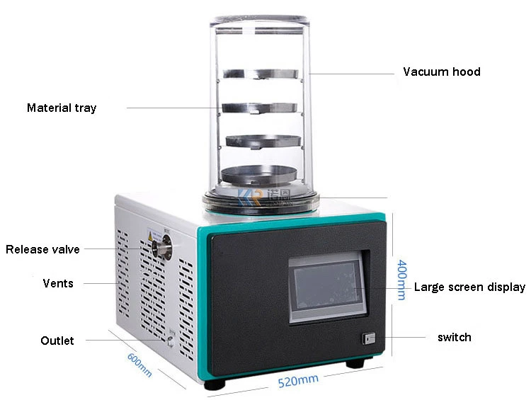 2024 vertical small freeze dryer for