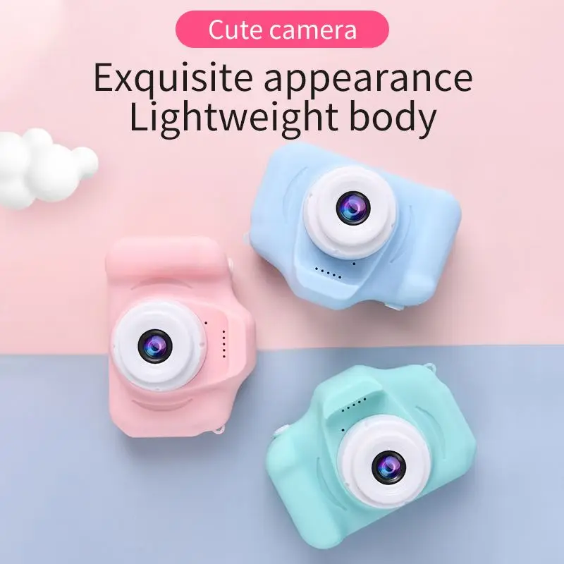 Детская игрушечная камера, милая мультяшная цифровая видеокамера, HD игрушечная камера, подарок на день рождения для детей