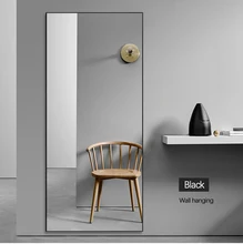 BOLEN Explosion-Proof Aluminum-Framed Floor Stand Full Length Dressing Mirror Wall Mirror