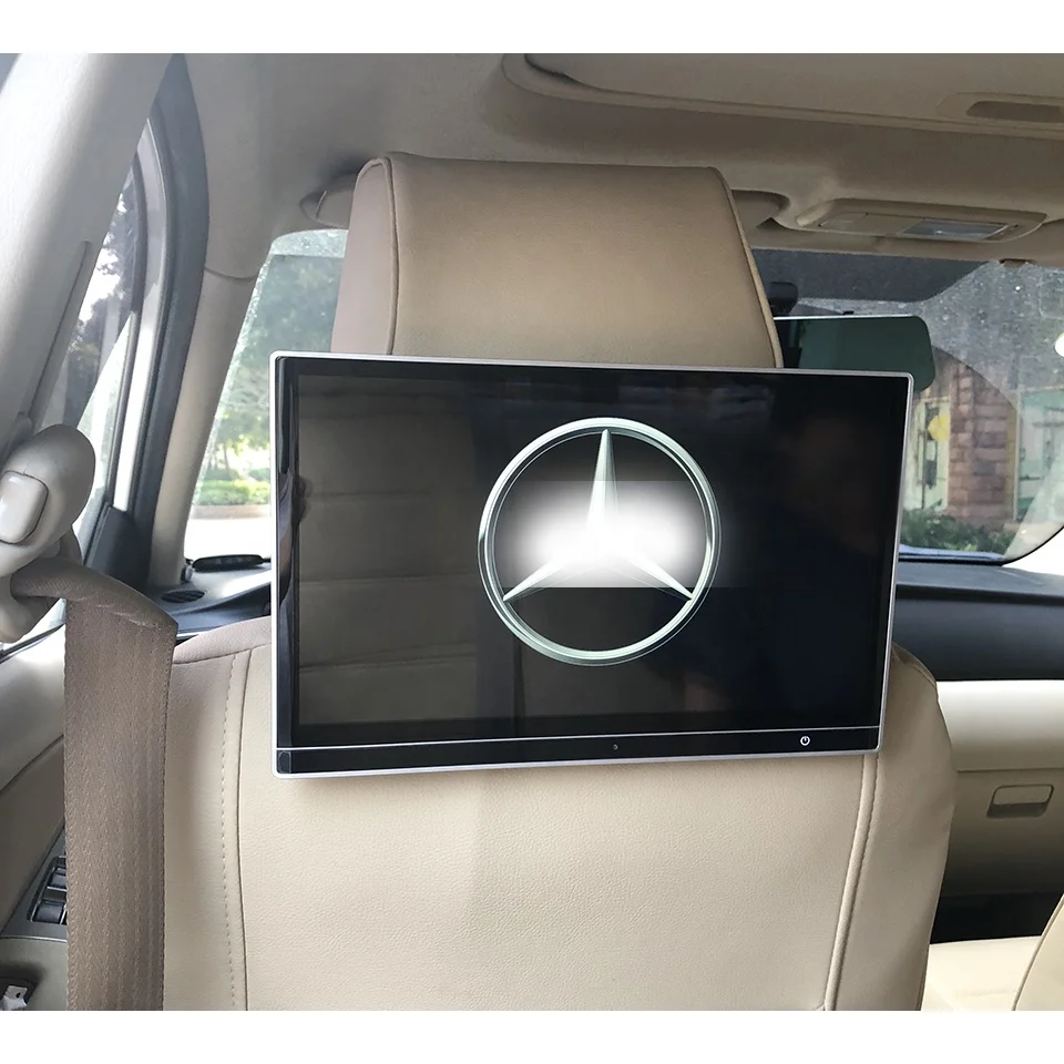 Автомобильный видеопроигрыватель на Android 9,0 для Mercedes W213 W222 CLA200 CLA180 CLA260 C117, мультимедийные экраны на подголовник заднего сиденья, 12,5 дюйма, автомобильный телевизор