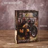 2821Y-02 Simulation Book - Retro Motorcycle - Medium Size