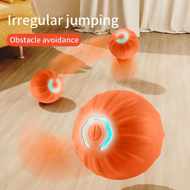 Wholesale Interactive Dog Toys Durable Rolling Ball Automatic Moving Bouncing Rotating Ball for Dogs