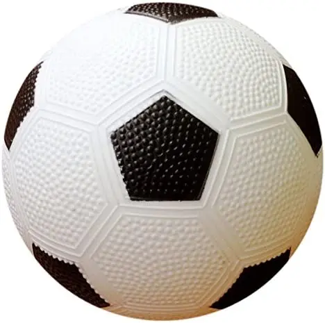 Sports Balls with Hand Pump for Kids and Toddlers - (Pack of 4) 6-Inch Diameter Rubber Sport Ball Toy Set Includes Football, Soc