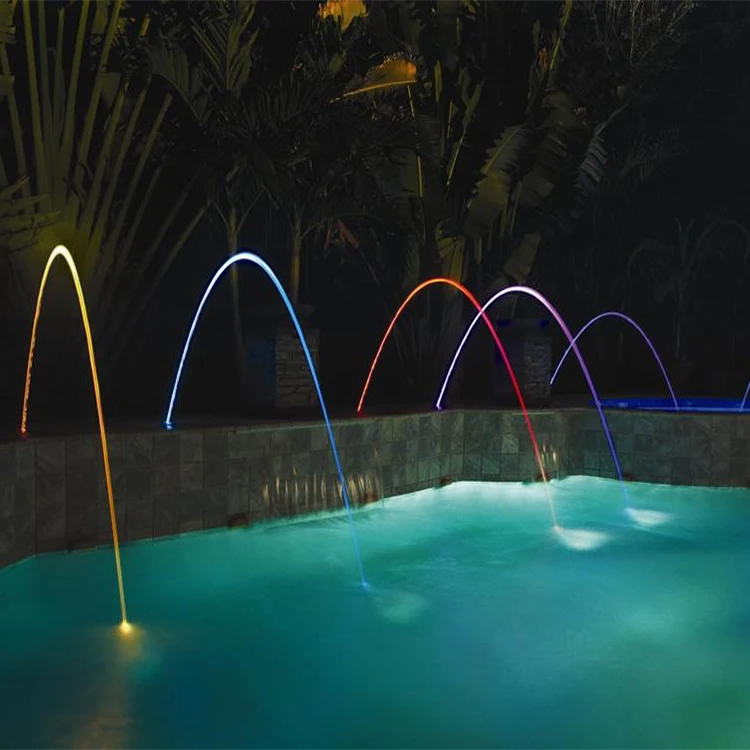Garden Landscaping Brass Hardware Water Jet Fountain Nozzle Luminar Pool Deck Jets