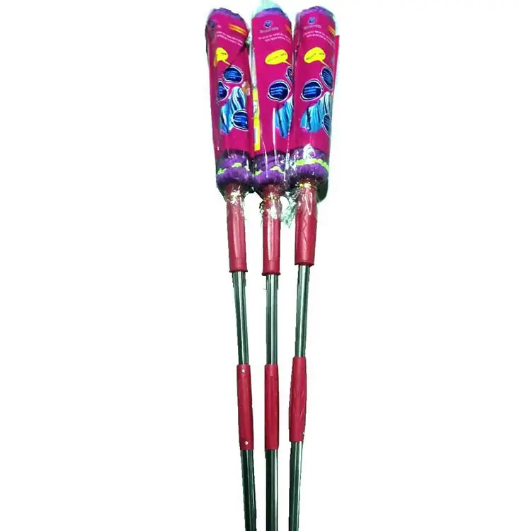 WS427 High Quality Purple Lockable Microfiber Mop Household Durable Dry Mop Collapsible Squeeze Water Wet Mop