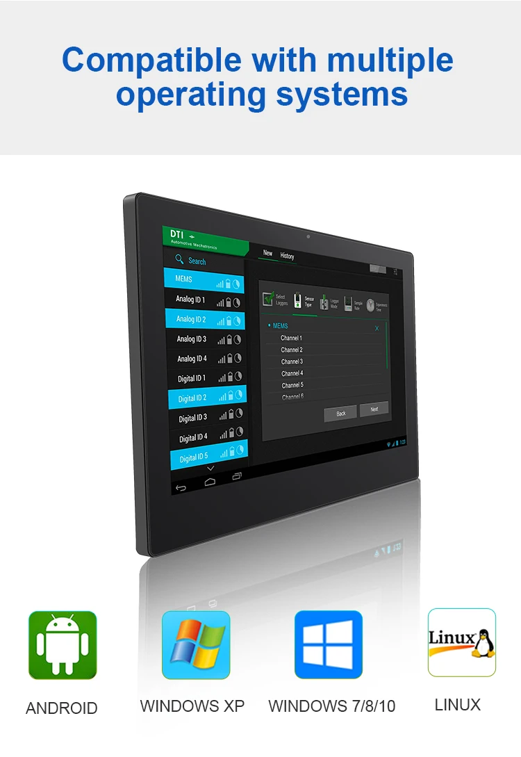 18" 18.5" Desktop Computer Industrial AIO Tablet Pure Flat Panel RK3288 Integrated Android PCAP Touch All in One PC