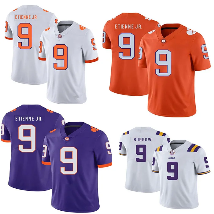 2021 New Joe Burrow 9 Jersey American Football Embroidered Breathable