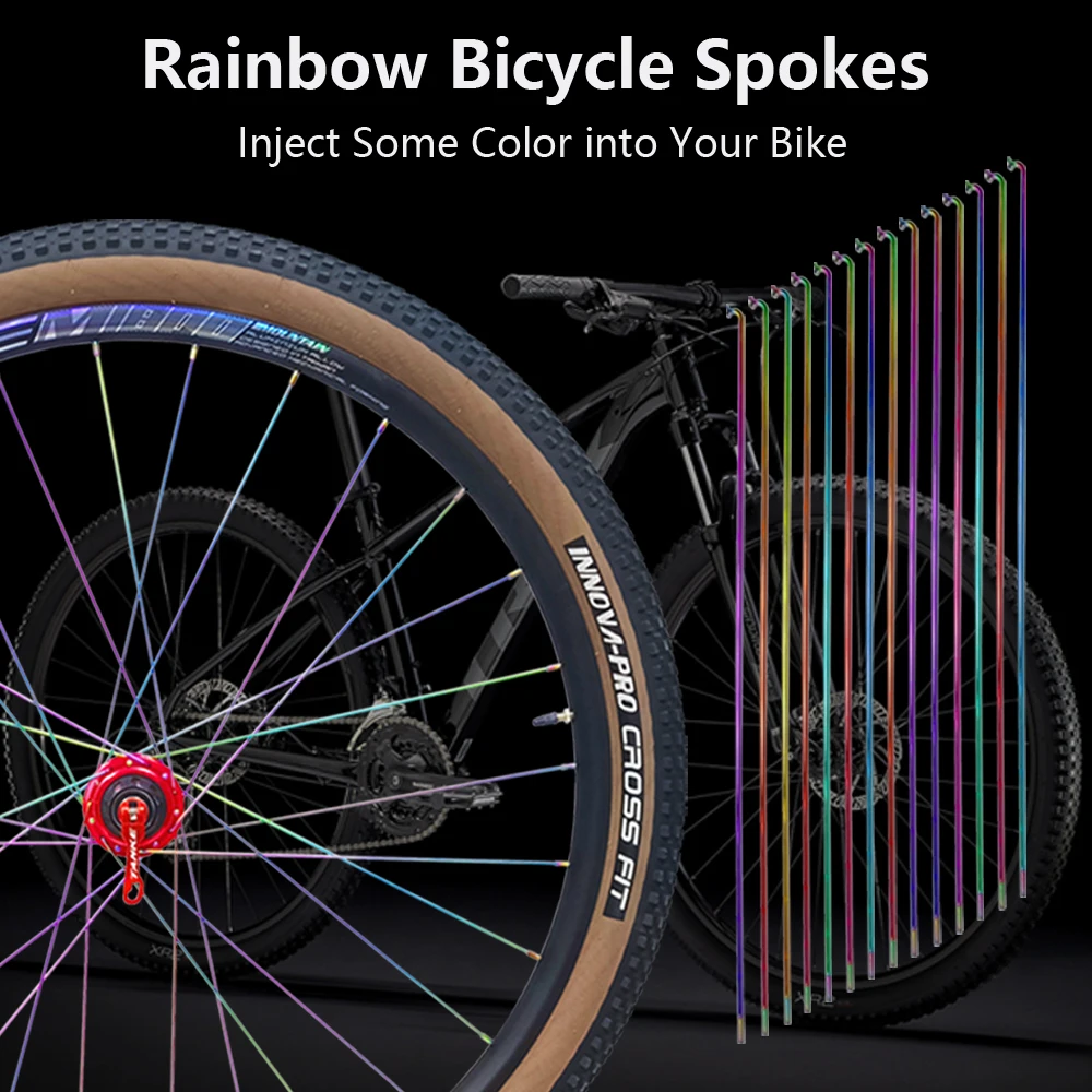 Rayons De Vélo Universels 12G 80mm – Acier Carbone Galvanisé, Lot 36 Rayons + 36 Tétons Argent