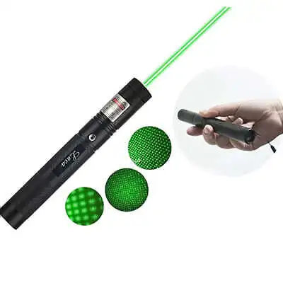 900 Miles Range Rechargeable Green Laser Pointer Pen | Astronomy, Visible Beam, Adjustable Focus