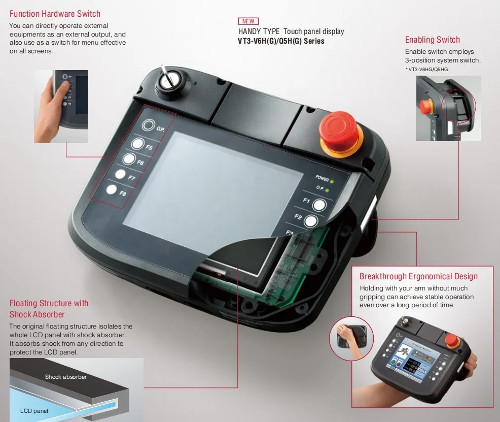 KEYENCE HMI Touch Screen 4.3