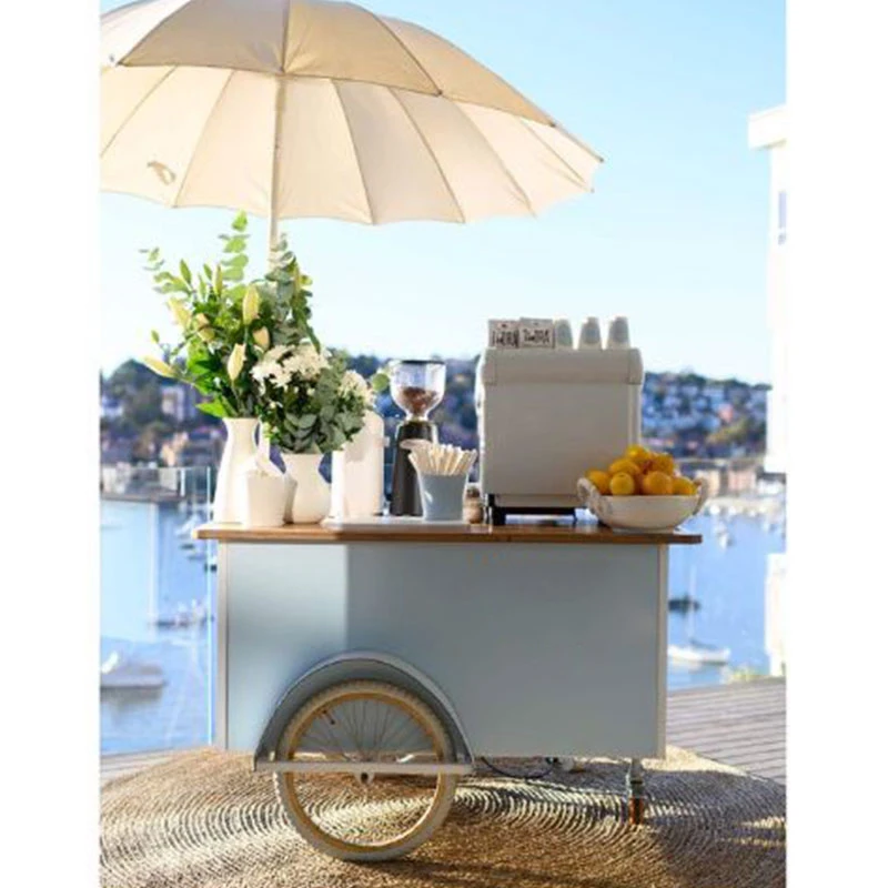 Custom Made Foldable Candy Cart Candy Table Bar Cart Drink Snack Coffee Cart for Sale