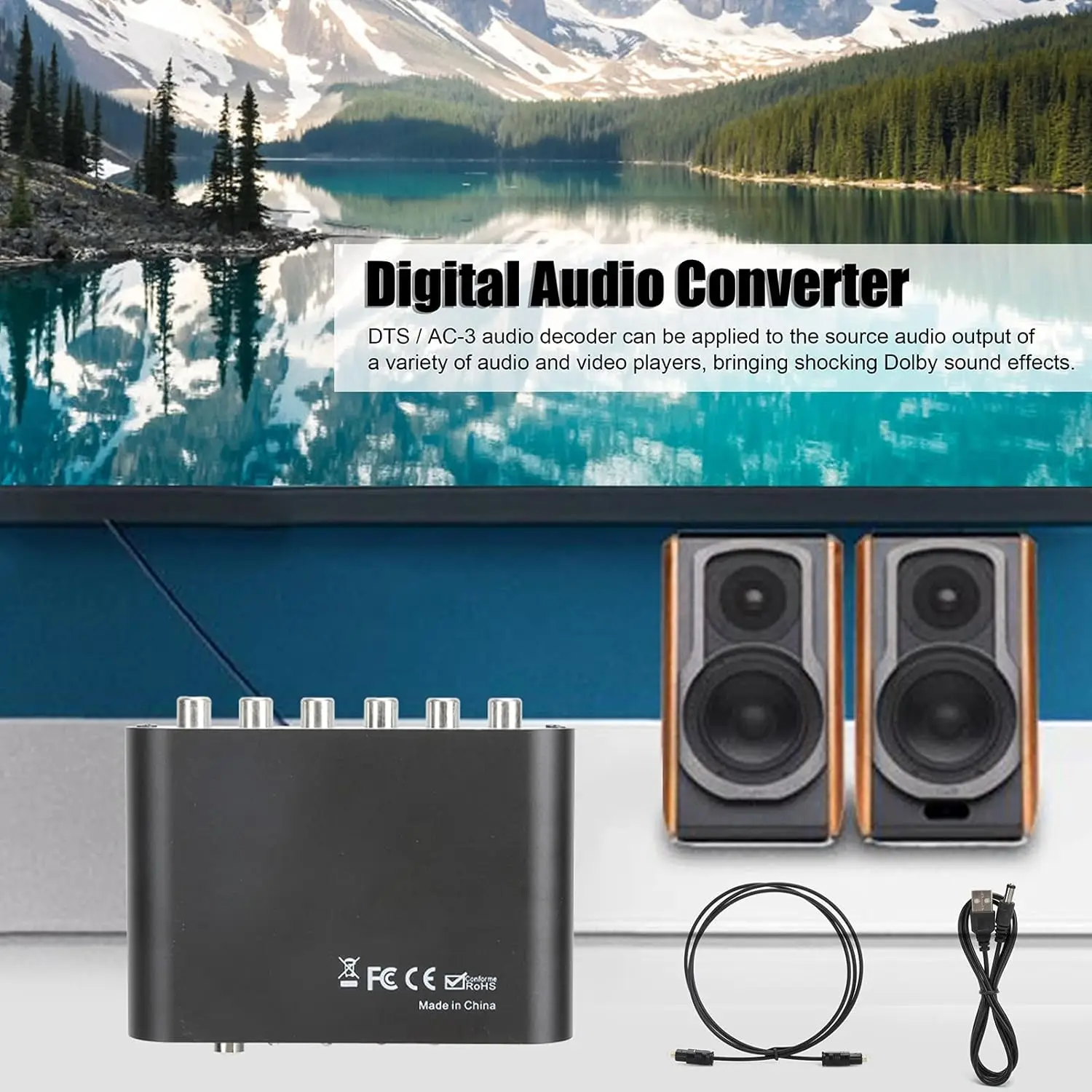 Wholesale Plug & Play 5.1CH AC3/DTS Digital Audio Decoder