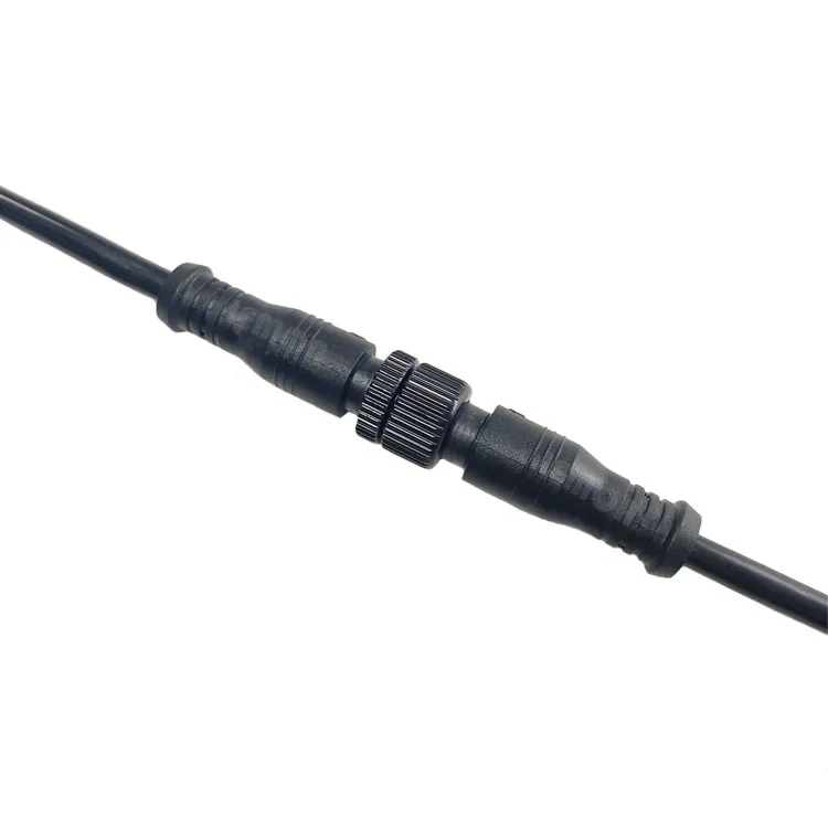 0.75mm2 18AWG 0.75sqmm Customizable IP67 IP68 M12 Waterproof Power Cable Male Female 2 3 4 pin Electrical Connector