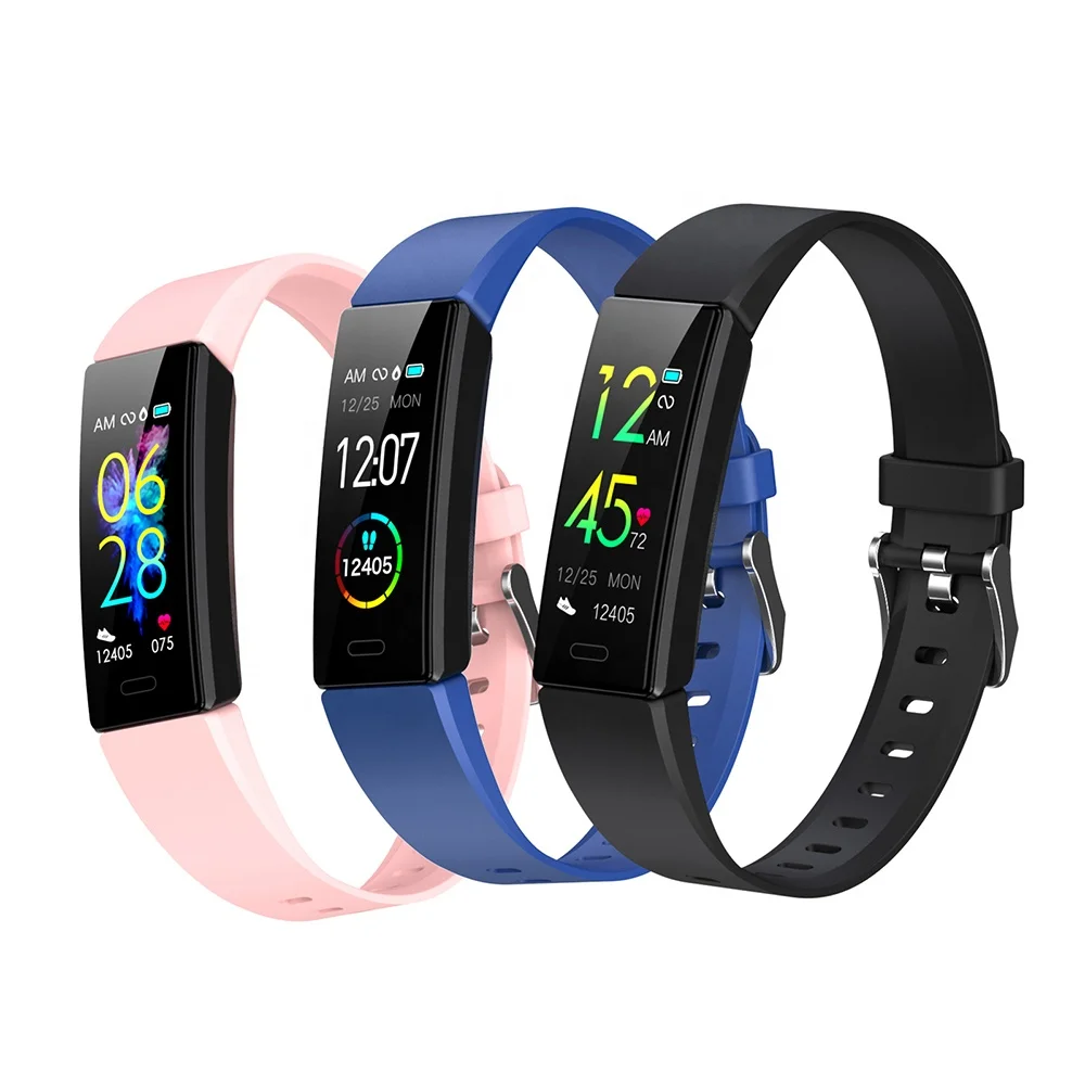 POWER X FIT Smartwatch Reloj Fitness Hombre Mujer Smartwatch Pulsómetro de  Muñeca Podómetro Smartband Deportivo Disponible en tres colores (BLU)