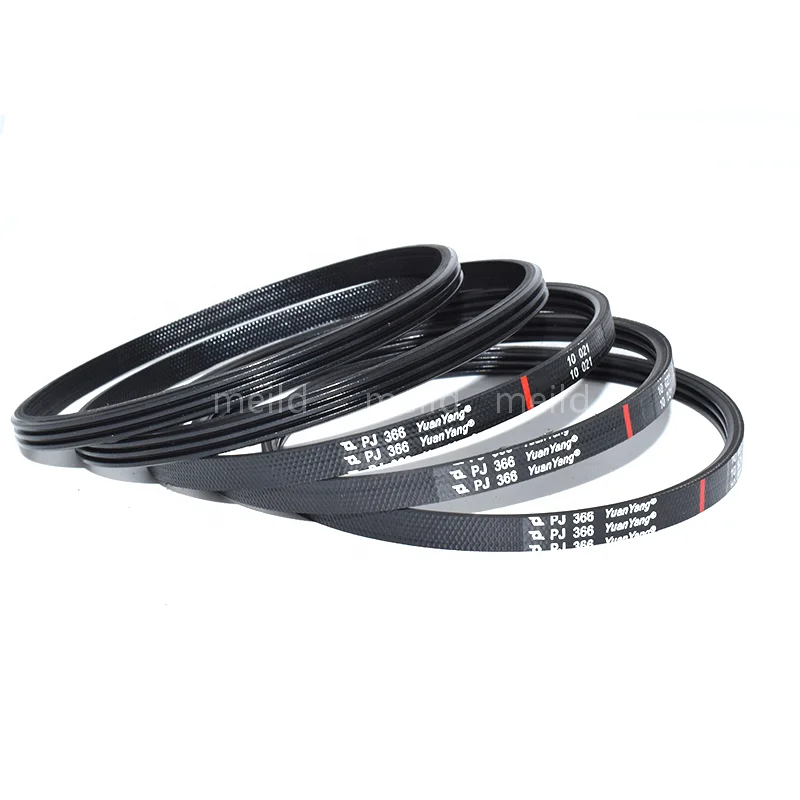 360J6 Poly V Micro-V Belt – 360-J-6 V-Belt, Rubber, USA Made, Free Shipping