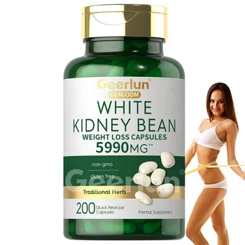 Custom Logo White Kidney Bean Capsule Potent Concentrated Extract Supplements Slimming Capsules