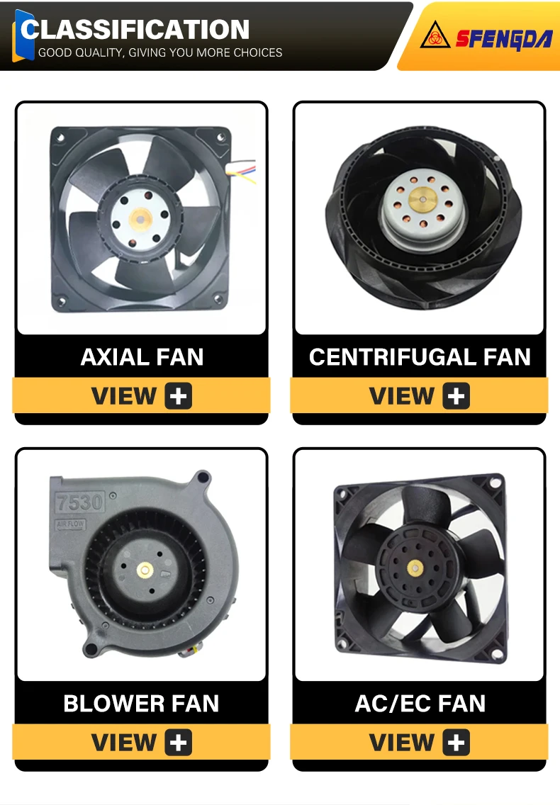 Axial Flow Fan 15mm 20mm 30mm 50mm 60mm 70mm 80mm 90mm 120mm 254mm Dc ...