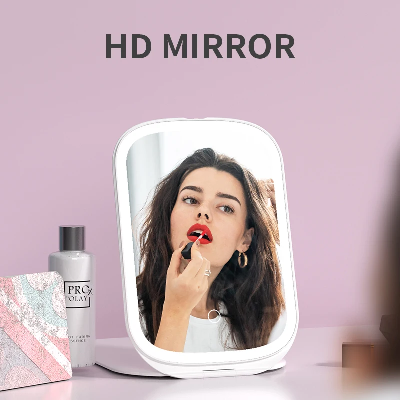 M22 Led Lighted Illuminated Switch Desktop Led Light Intertek Makeup Mirror