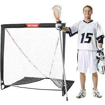 TY-1030A 4x4x4 Foot Portable Hockey Doors Are Quickly Installed With Retracted Fiberglass Hockey Practice Nets