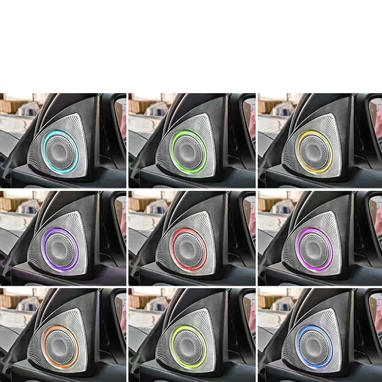 E-class W213 LED Tweeter Speaker 64 color 3D Rotating Tweeter Ambient ...