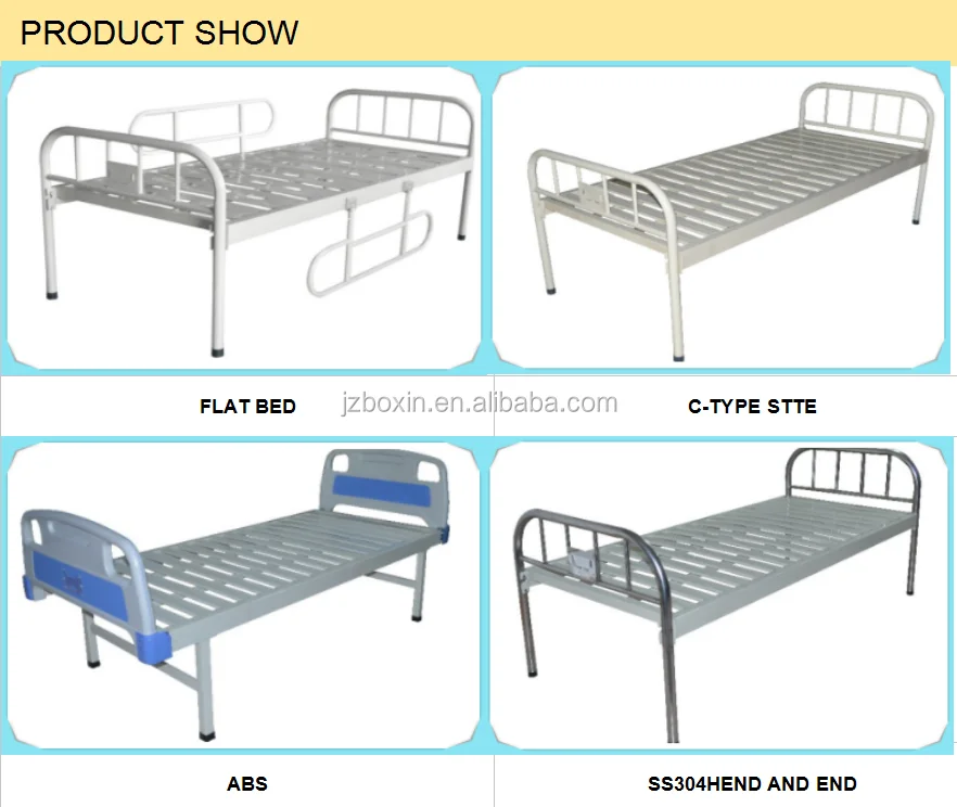 Fl01 Cheap Bed Hospital Flat Bed Medical Clinic 1crank Hospital Bed