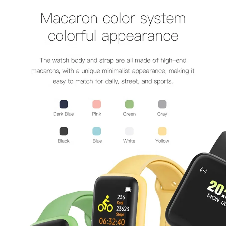 Uni Sparsh Y68 Macaron Green Smartwatch Price in India - Buy Uni Sparsh Y68  Macaron Green Smartwatch online at Flipkart.com