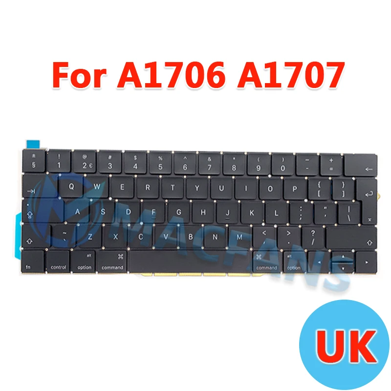 Original A1706/A1708 UK Keyboard for Macbook Pro Retina 15