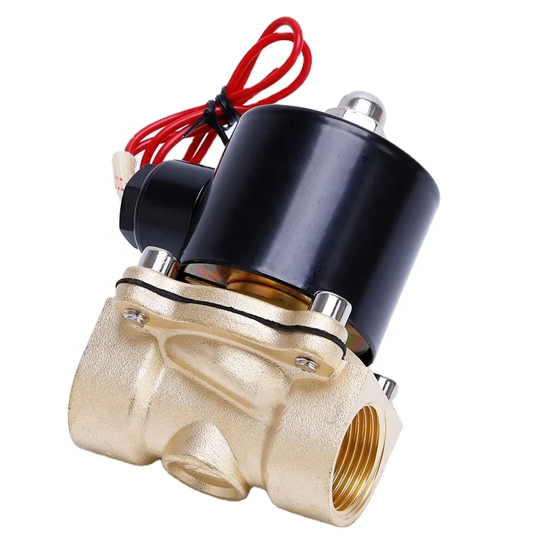 Normally Closed Type 2W200-20 Thread Size G3/4 Water Air 2/2 Way Electric Brass Solenoid Valve Price