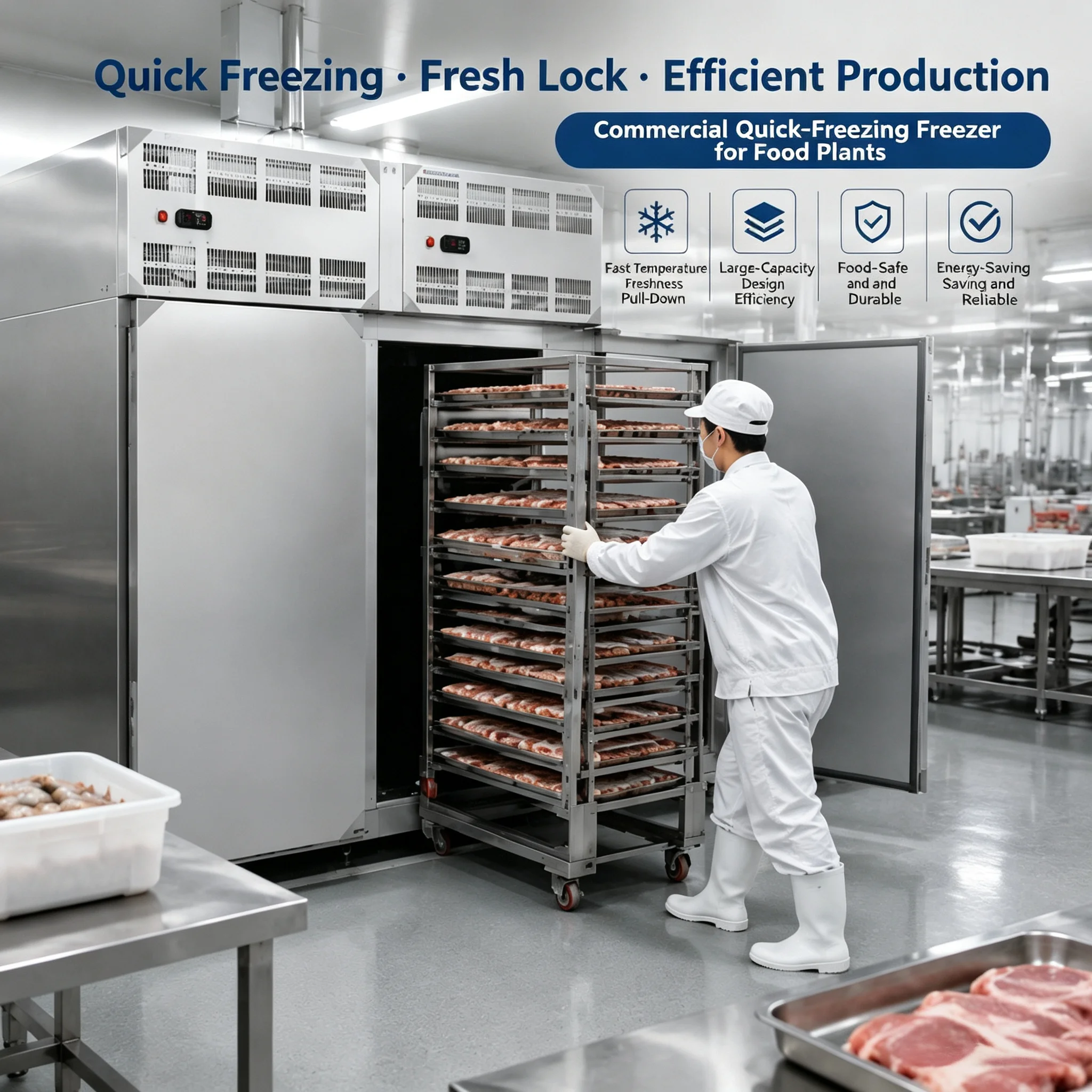 Blast Freezer, Stainless, Steel - detail 4