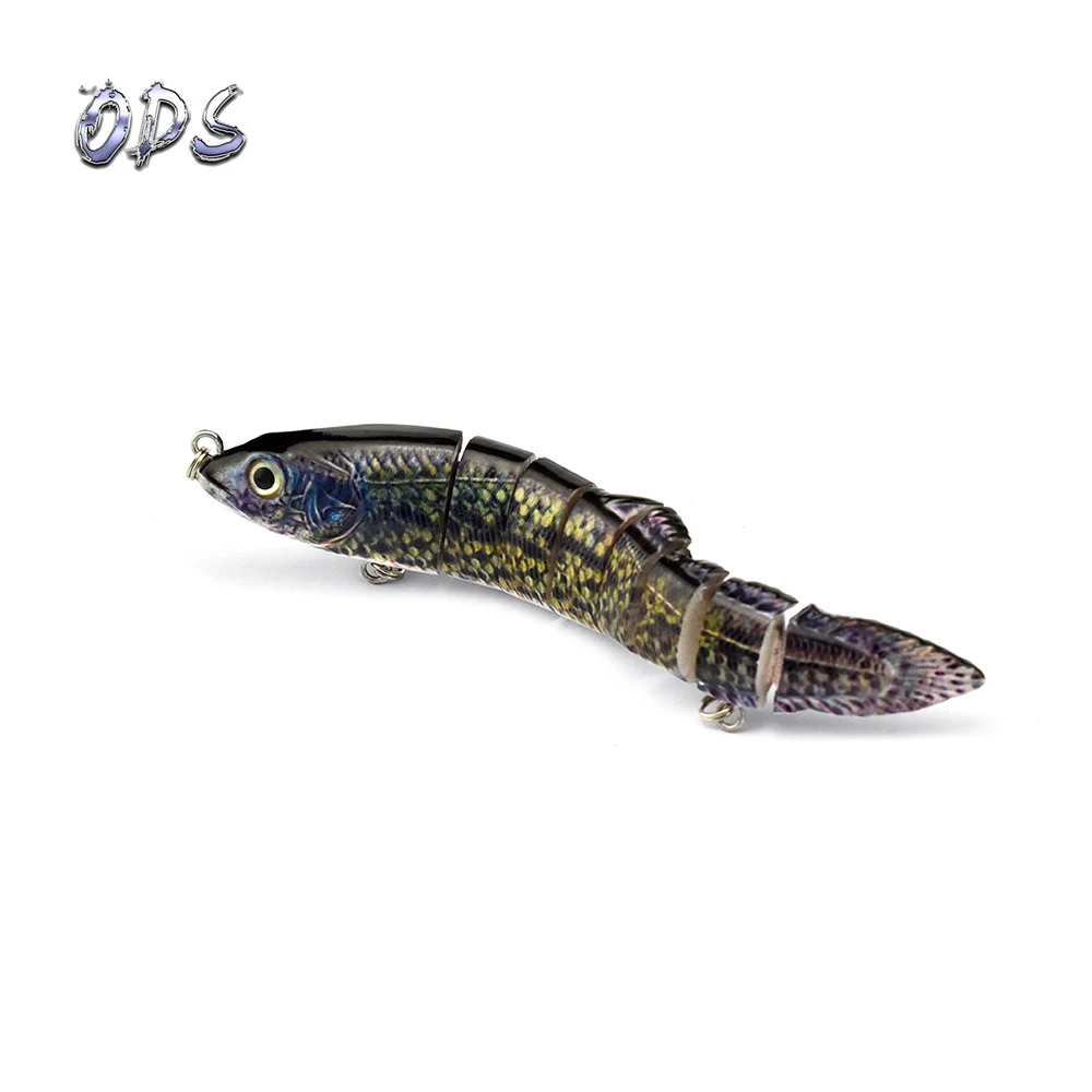 3pcs in Box Set Package Oem Package Tackle Hard Fishing Lures 8 Jointed Swimbait Fishing Lures Tackle Lures Loach Oem Factory