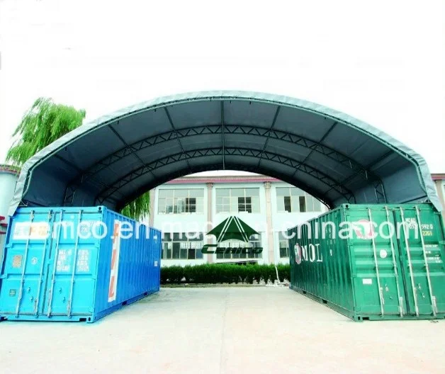 Dome Double Trussed Container Roofing Tent , Container Mounted Shelter, Container Canopy