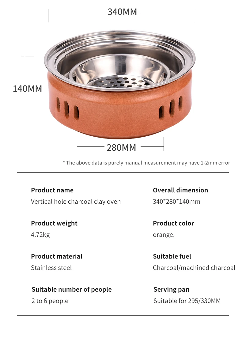 Japanese Barbeque Charcoal Grill Yakiniku Table Top Stove One Furnace