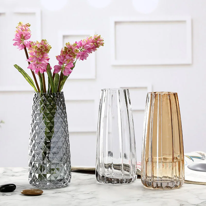 Man Blown Home Decor Glossy Color Bling Ryan Glass Vase