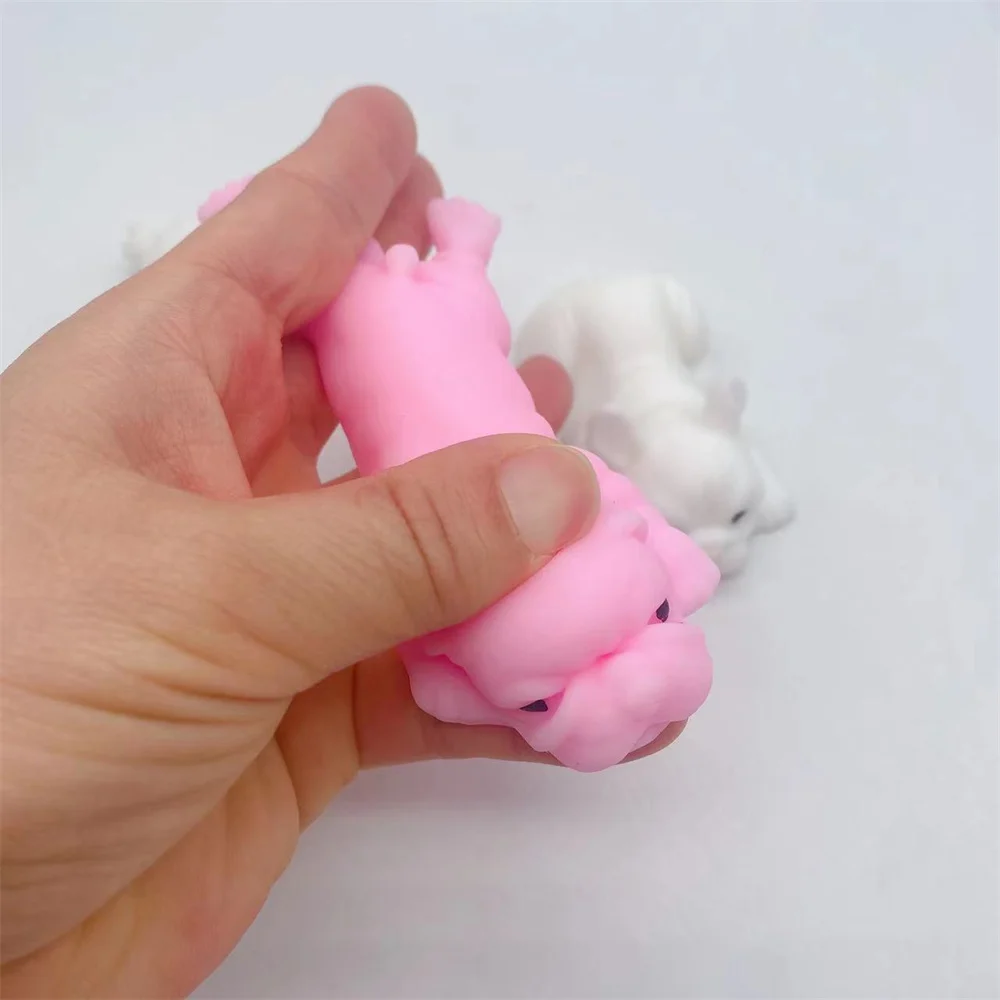 Small Size Fidget Toy Funny Dog Ushihito Mochi Antistress Squishy Toy Kawaii Doll Soft Sticky Stretchy Relief Toy Children Gift
