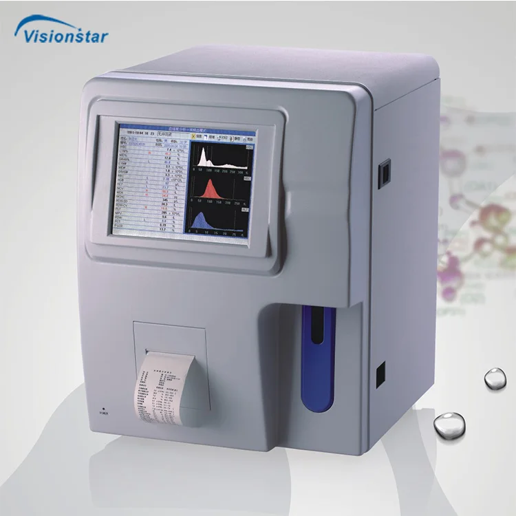 Animal Pet Automatic CBC Blood Test Machine for Dogs Vet Hematology Analyzer Price