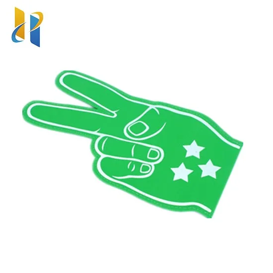 OEM & ODM индивидуальные спортивные лаконичные перчатки Eva из пенопласта, Пальцы для матчей, фанатов клубов