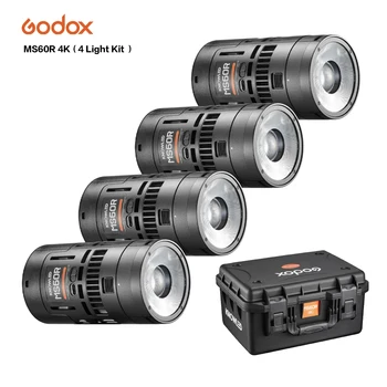 Godox KNOWLED MS60R 4K Kit RGB Color Four Light Crafted for Creatives Film Film Video Shooting Broadcast Video Production