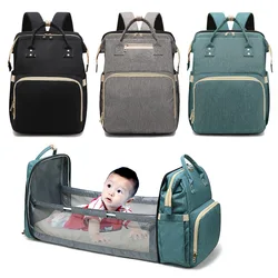 Multifunctional Custom Waterproof Travel Mom Back Pack Nappy Changing Bag Fashion Mummy Diaper Backpack Baby Diaper Mummy Bag