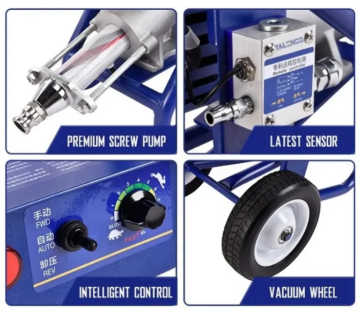 Preferential Priced JC T1 Textured Mortar Plastering Machine New with Engine and Motor Core Components