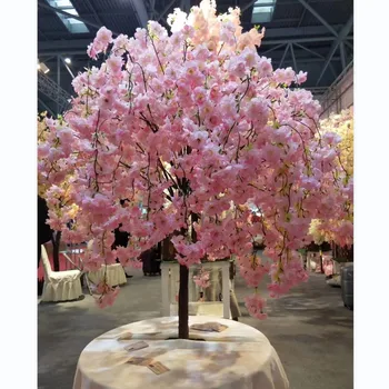 SN-L008 150cm 5feet Thickness Hanging Latest wedding table centerpieces artificial cherry blossom tree