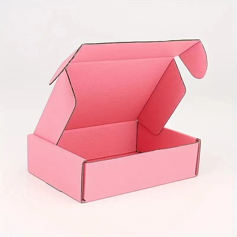 Factory Ready Stock White Mailer Gift Box For Gift Mailing Corrugated Mailer Express Paperboard Box manufacture